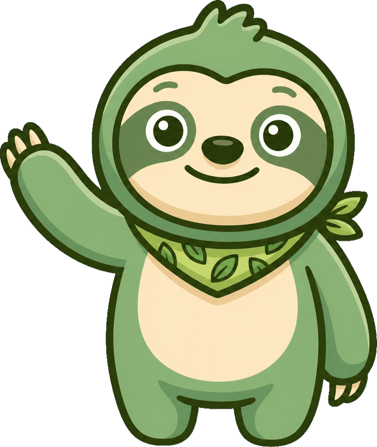 ZenGen sloth waving